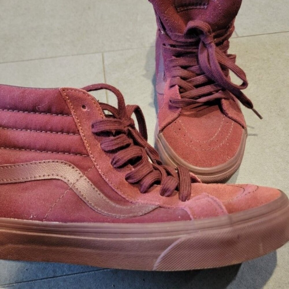 Burgundy VANS